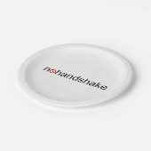 Assiettes En Carton Pas de poignée de main (Angle)