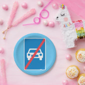 Assiettes En Carton Pas de véhicule (Fête)