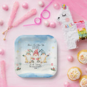 Assiettes En Carton Pas d'endroit comme Gnome pour les vacances (Fête)
