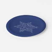 Assiettes En Carton Pas d'étoile d'arme de David Bleu (Angle)