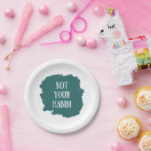 Assiettes En Carton Pas ton Habibi (Fête)