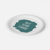 Assiettes En Carton Pas ton Habibi (Angle)