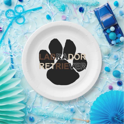 Assiettes En Carton Passe de nom LR (Fête)