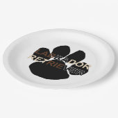 Assiettes En Carton Passe de nom LR (Angle)