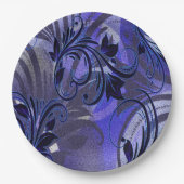Assiettes En Carton Passion violette (Devant)