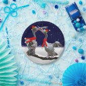 Assiettes En Carton Passionné Pélicans Plaque Papier (Fête)