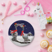 Assiettes En Carton Passionné Pélicans Plaque Papier (Fête)