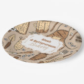 Assiettes En Carton Pastel Bakery Branding (Angle)