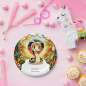 Assiettes En Carton Pastel Boho Snake Anniversaire (Fête)