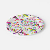 Assiettes En Carton Pastel Brights Otomi Plaques de papier à imprimer (Angle)