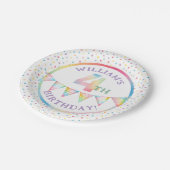 Assiettes En Carton Pastel Confetti 4e Plaques de fête d'anniversaire (Angle)