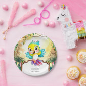 Assiettes En Carton Pastel Cute Parrot Anniversaire (Fête)