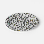 Assiettes En Carton Pastel Leopard Spot Motif (Angle)