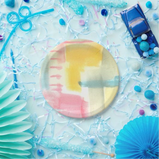 Assiettes En Carton Pastel Luxe I (Fête)