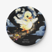 Assiettes En Carton Pastel Magic Canard Anniversaire (Devant)
