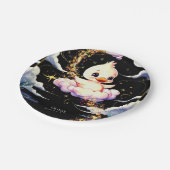 Assiettes En Carton Pastel Magic Canard Anniversaire (Angle)