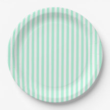 Pastel Mint Green Stripes Été Gratté