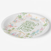 Assiettes En Carton Pastel Nativity | Glory to the Newborn King (Angle)