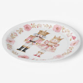 Assiettes En Carton Pastel Nutcracker Ballet Christmas Paper Plates (Angle)