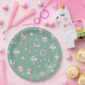 Assiettes En Carton Pastel Nutcracker Noël fête d'anniversaire (Fête)
