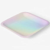 Assiettes En Carton Pastel Rainbow fête d'anniversaire esthétique (Angulaire)