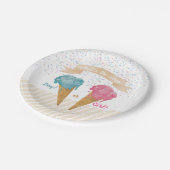 Assiettes En Carton Pastel Retro Glace Cream Genre Revevela Party (Angle)