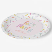 Assiettes En Carton Pastel Sprinkles Birthday  (Angle)