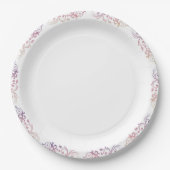 Assiettes En Carton Pastel Swirls (Devant)