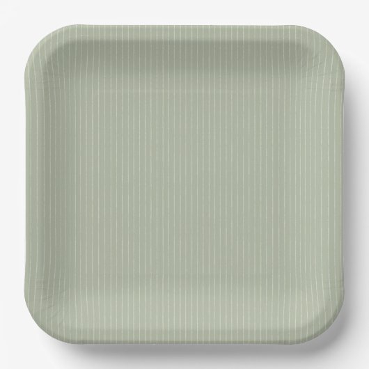 Assiettes En Carton Pastel vert. (Recto)