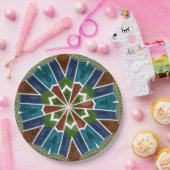 Assiettes En Carton Pastels doux et Gras Primaries Plaques en papier (Fête)