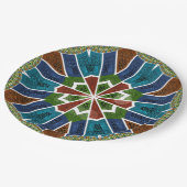 Assiettes En Carton Pastels doux et Gras Primaries Plaques en papier (Angle)