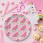 Assiettes En Carton Pastèque (Fête)