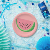 Assiettes En Carton Pastèque (Fête)