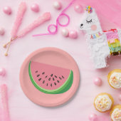 Assiettes En Carton Pastèque (Fête)