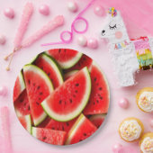 Assiettes En Carton Pastèque (Fête)