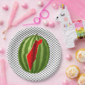 Assiettes En Carton Pastèque Palestine - Slice (Fête)