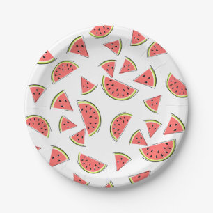 Assiettes En Carton Pastèque Plaques multipapiers