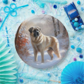 Assiettes En Carton Pasteur Anatolien Laisser Neige Noël (Fête)