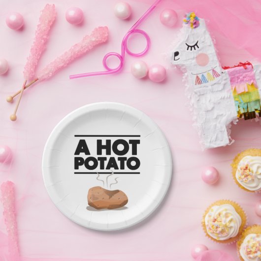 Assiettes En Carton Patate chaude (Fête)