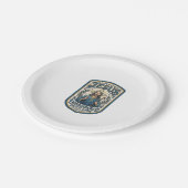 Assiettes En Carton Patch brodé Jésus Regardez Patch brodé Jésus (Angle)