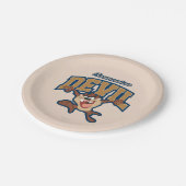 Assiettes En Carton Patch de diable de Tasmanie TAZ™ (Angle)