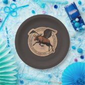 Assiettes En Carton Patch Flying Moose Aviation (Fête)