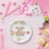Assiettes En Carton Patch Préparatifs Peace Out Chiffres Simples 10e A (Fête)