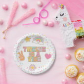 Assiettes En Carton Patch Preppy Twelve est un Vibe 12e anniversaire (Fête)