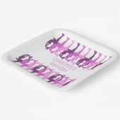 Assiettes En Carton Patinage artistique groupe synchronisé Personnalis (Angulaire)