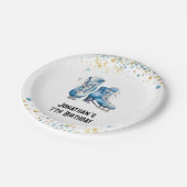 Assiettes En Carton Patinage sur glace Plaques d'anniversaire, Hockey  (Angle)