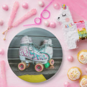 Assiettes En Carton Patins à rouleaux (Fête)