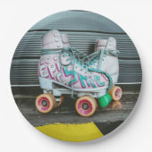 Assiettes En Carton Patins à rouleaux (Devant)