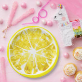 Assiettes En Carton Patio à tartines de jus de Gem Lemon Slice Citrus (Fête)