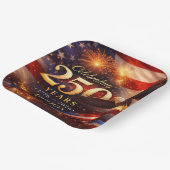 Assiettes En Carton Patriotic 250th Anniversary (Angulaire)